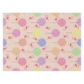 Peppermint Candy Mints Weihnachten, Bonbons Tischdecke (Vorderseite (Horizontal))