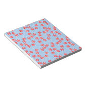 Peppermint Candy Mints Weihnachten Notizblock (angewinkelt)