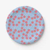 Peppermint Candy Mints Weihnachten Pappteller (Vorderseite)
