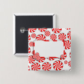 Peppermint Candy mit Tag Button (Vorne & Hinten)
