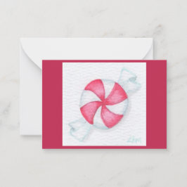 Peppermint Candy Mitteilungskarte