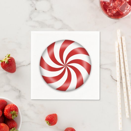 Peppermint Candy Paper Napkin Serviette (Beispiel)