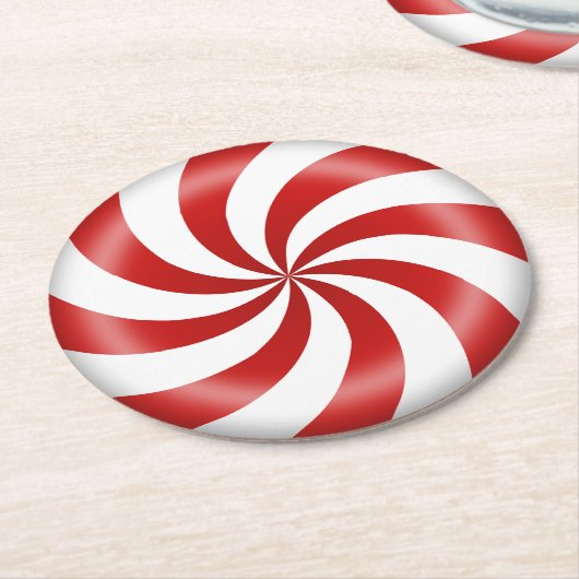 Peppermint Candy Paper Untersetzer (Angewinkelt)