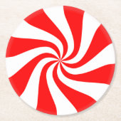 Peppermint Candy Paper Untersetzer Set (Vorderseite)