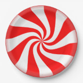Peppermint Candy Pappteller (Vorderseite)