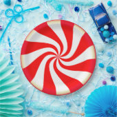 Peppermint Candy Pappteller (Party)
