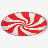 Peppermint Candy Pappteller (Schrägansicht)