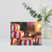 Peppermint Candy Postkarte (Stehend Vorderseite)