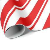 Peppermint Candy Red Stripe Geschenkpapier (Rolleneckpunkt)