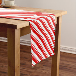 Peppermint Candy Red White Xmas Dekoration Kurzer Tischläufer