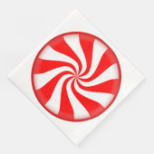 Peppermint Candy Serviette (Ecke)