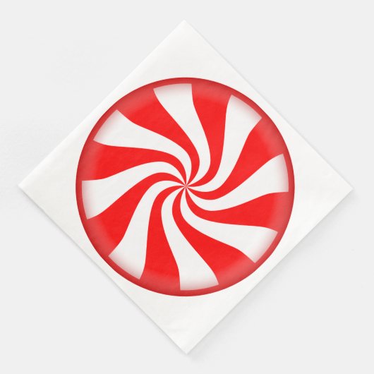 Peppermint Candy Serviette (Ecke)