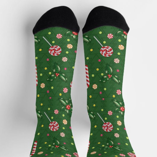 Peppermint Candy Socken (Oben)
