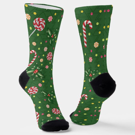 Peppermint Candy Socken (Gewinkelt)