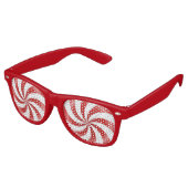Peppermint Candy-Sonnenbrille Partybrille (Schrägansicht)