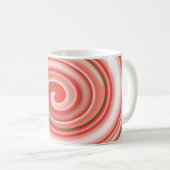 Peppermint Candy Swirl Kaffeetasse (VorderseiteRechts)