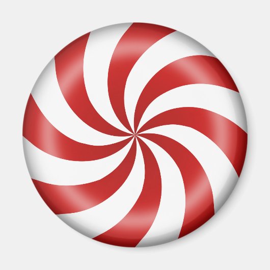 Peppermint Candy Swirl Magnet (Vorne)
