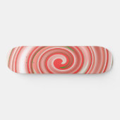 Peppermint Candy Swirl Skateboard (Horizontal)