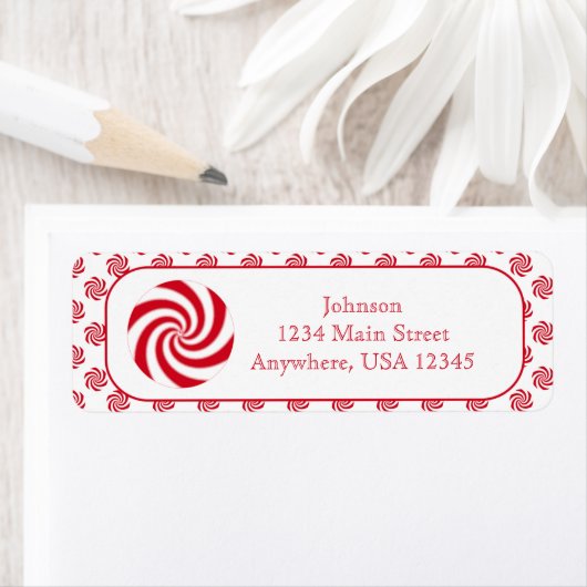 Peppermint Candy Swirl Weihnachtsfeiertag (Insitu)