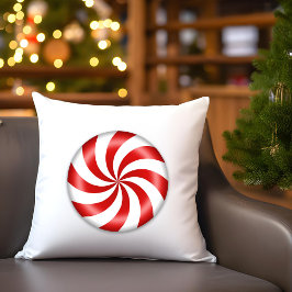 Peppermint Candy Throw Kissen