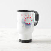PEPPERMINT CANDY Travel Mug + Text Reisebecher (VorderseiteRechts)