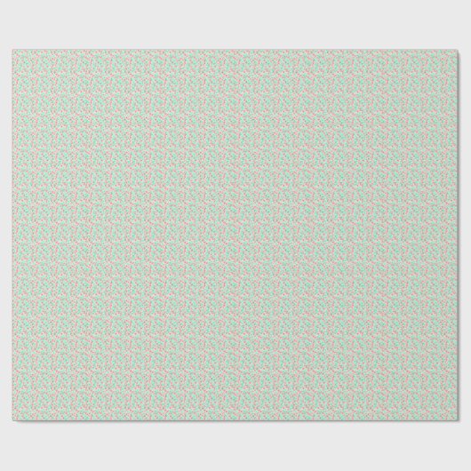 Peppermint Candy Weihnachtswrapping Paper Geschenkpapier (Flach)