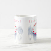 PEPPERMINT CANDY Weiße Tasse + Text (Mittel)