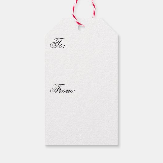 Peppermint Charm Geschenkanhänger (Rückseite)