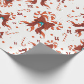 Peppermint Charm Wrapping Paper Geschenkpapier (Ecke)
