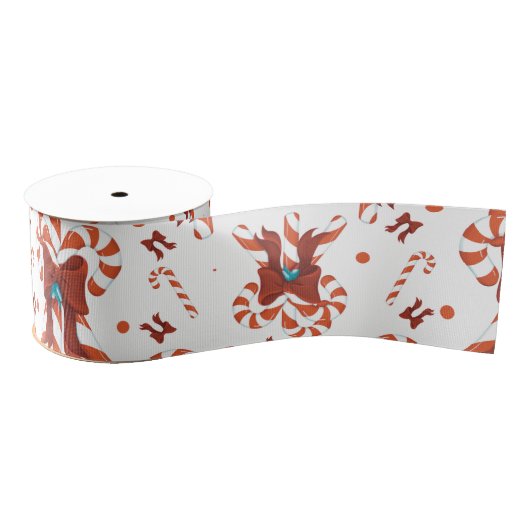 Peppermint Charm Wrapping Paper Ripsband (Spule)