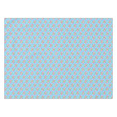 Peppermint Christmas Blue Tischdecke (Vorderseite (Horizontal))