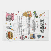 Peppermint Crisp Tert Geschirr Handtuch (Horizontal)