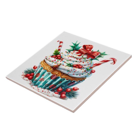 Peppermint Cupcakes Fliese (Seite)