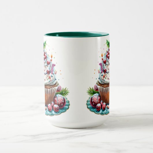 Peppermint Cupcakes Tasse (Zentrum)
