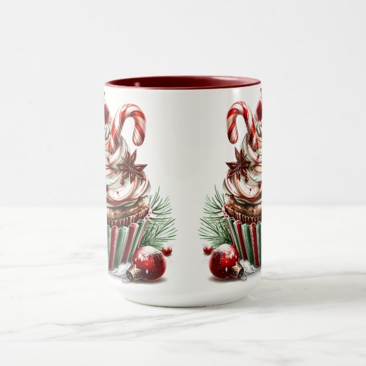 Peppermint Cupcakes Tasse (Zentrum)