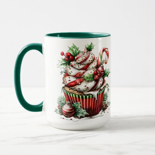 Peppermint Cupcakes Tasse (Links)