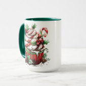 Peppermint Cupcakes Tasse (Vorderseite Links)