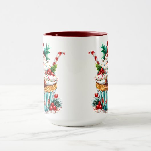 Peppermint Cupcakes Tasse (Zentrum)