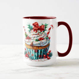 Peppermint Cupcakes Tasse