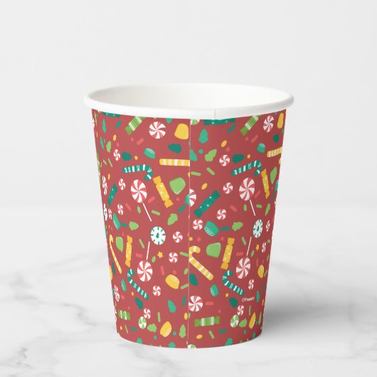 Peppermint Dreams Snoopy Candy Pattern Pappbecher (Rechts)