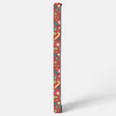 Peppermint Dreams Snoopy Candy Pattern Samsung Galaxy Hülle (Linke Seite)