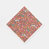 Peppermint Dreams Snoopy Candy Pattern Serviette (Ecke)