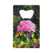 Peppermint Drehung Phlox im Blumengarten Geldbeutel Flaschenöffner (Rückseite)