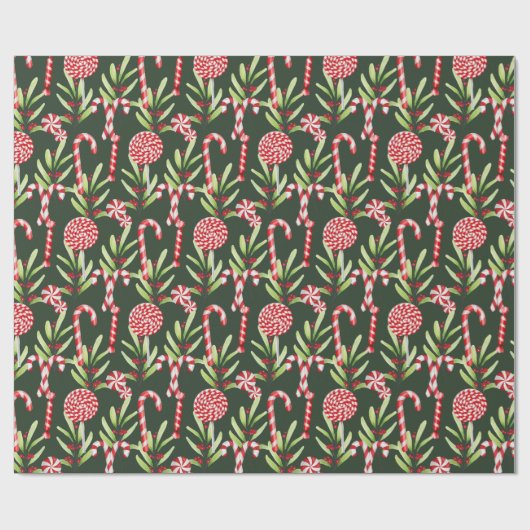 Peppermint elegant geschenkpapier (Flach)