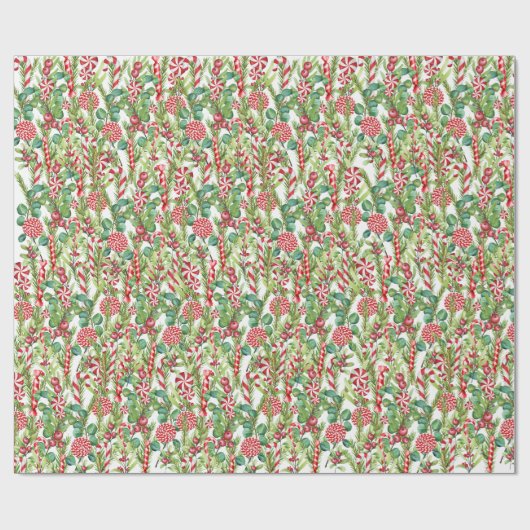 Peppermint elegant geschenkpapier (Flach)