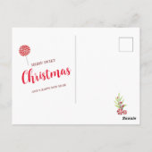 Peppermint Elegante Postkarte (Rückseite)