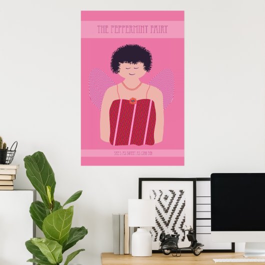 Peppermint Fairy Poster (Heimbüro)