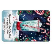 Peppermint Frost Holiday Cocktail Rezept Magnet (Horizontal)