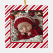 Peppermint für das erste Weihnachtsjubiläum von Ne Keramikornament (Vorderseite)