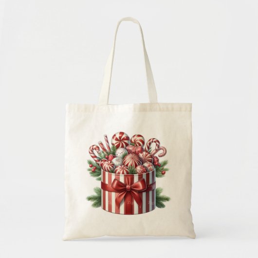 Peppermint-Genuss Tote Bag Tragetasche (Vorne)